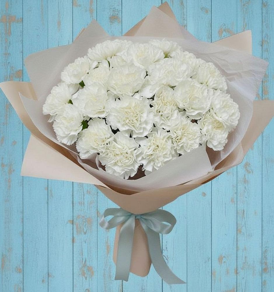 Букет цветов из: Гвоздики в Саблинском