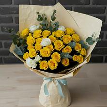 Букет цветов из:  Розы #REPLACE_PRED# Саблинском