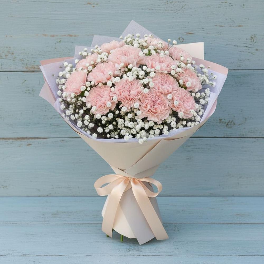 Букет цветов из: Гвоздики в Саблинском