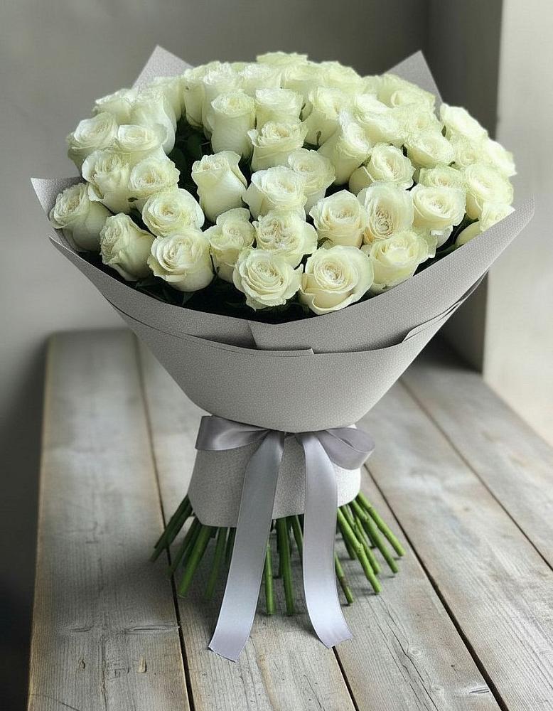 Букет 35 Белых роз в Саблинском