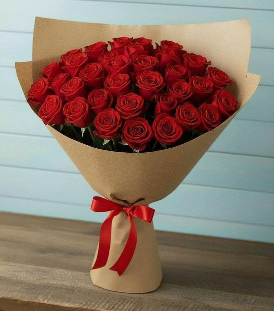 Букет Красные розы Милано в Саблинском
