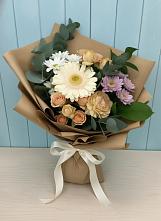 Букет цветов из:  Герберы и Хризантемы #REPLACE_PRED# Саблинском