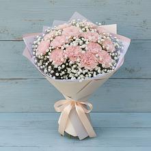 Букет цветов из:  Гвоздики в Саблинском