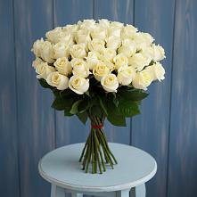 Букет 51 Белая роза Эдлесс Лав #REPLACE_PRED# Саблинском