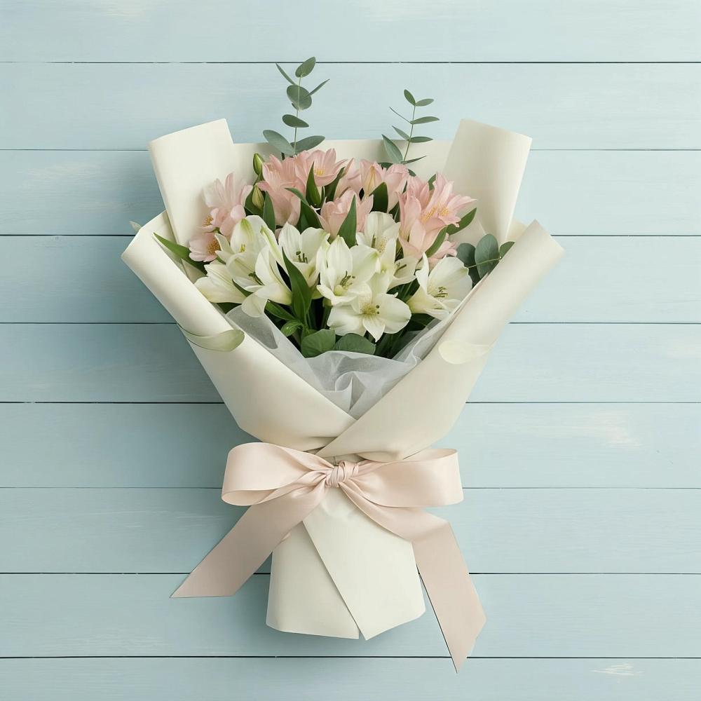 Букет цветов из: Альстромерии в Саблинском