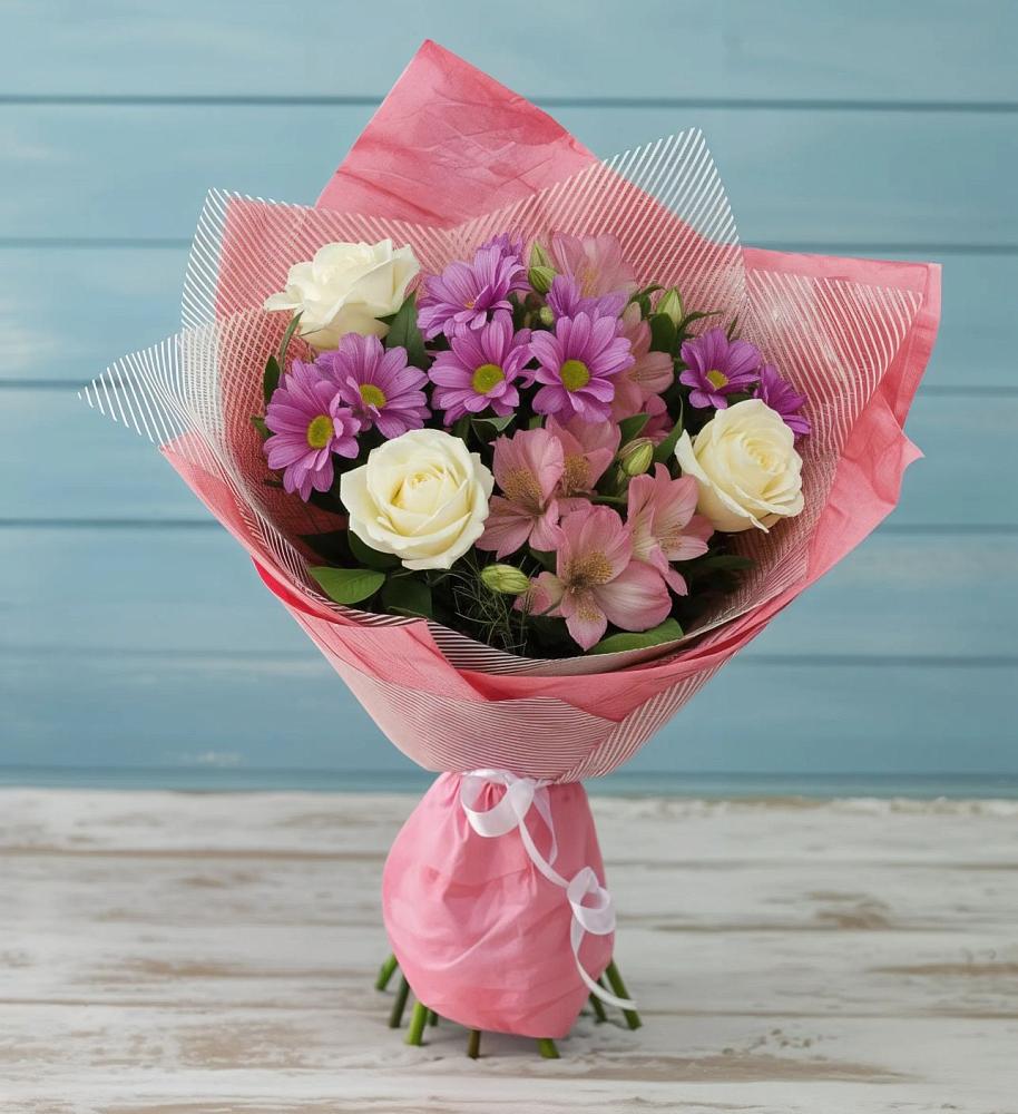 Букет цветов из: Герберы в Саблинском