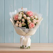 Букет цветов из:  Розы #REPLACE_PRED# Саблинском