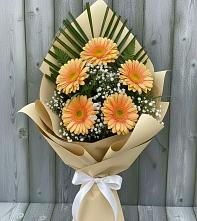 Букет цветов из:  Герберы #REPLACE_PRED# Саблинском