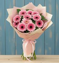 Букет цветов из:  Герберы #REPLACE_PRED# Саблинском
